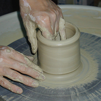 Handgetöpferte Keramik
